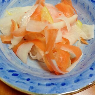 大根にんじん塩レモン